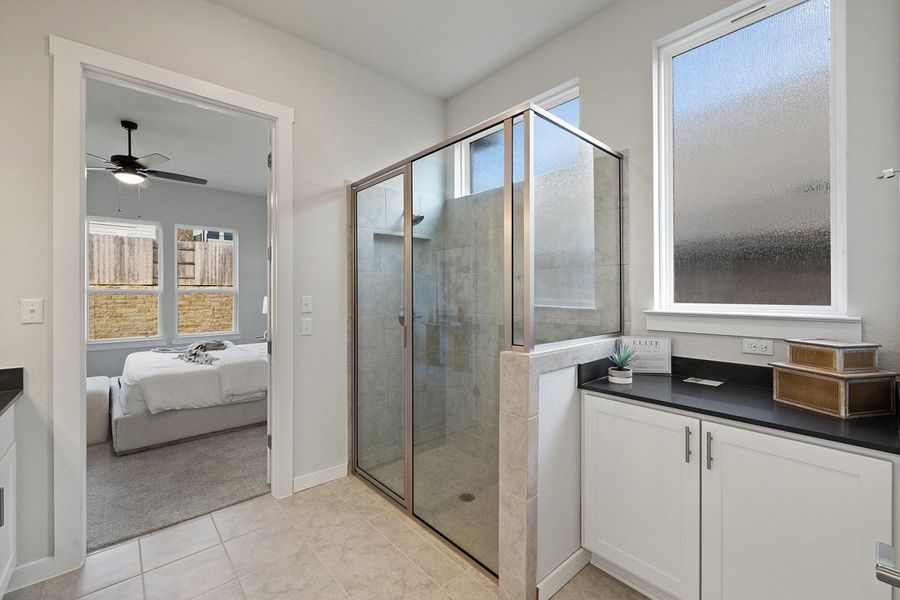 Furnished interior view inside a new home in Park Collection at Lariat, Liberty Hill (Image 21).