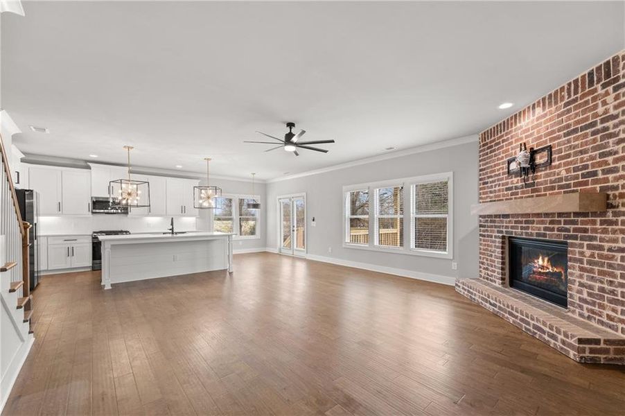 Spacious, unfurnished interior of a new home in , Dawsonville (Image 26).