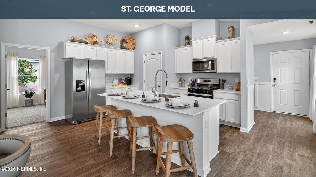 Furnished interior view inside a new home in , Bunnell (Image 4).