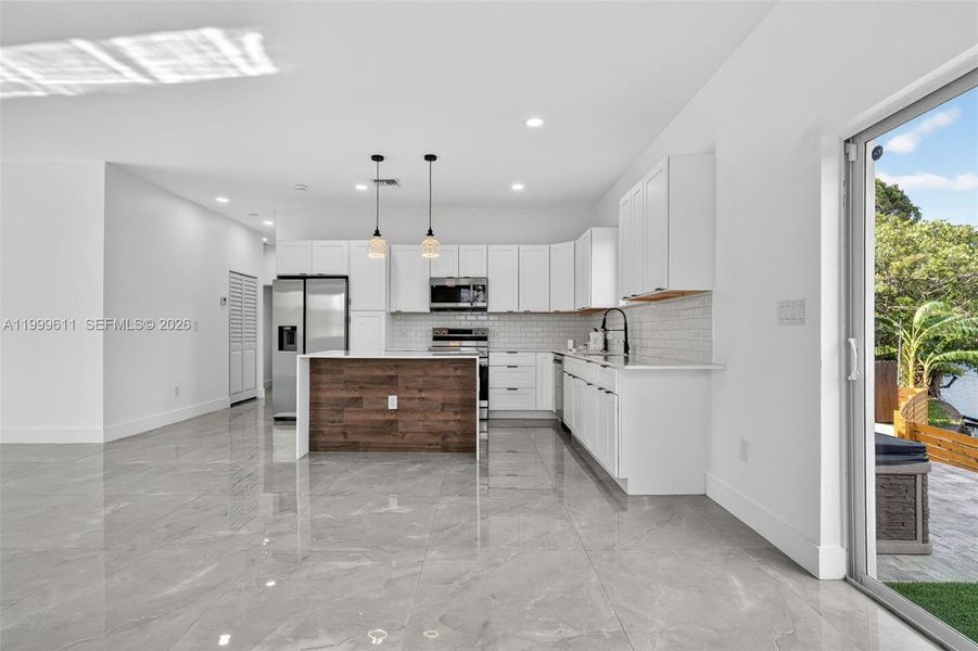 Furnished interior view inside a new home in , Fort Lauderdale (Image 14).