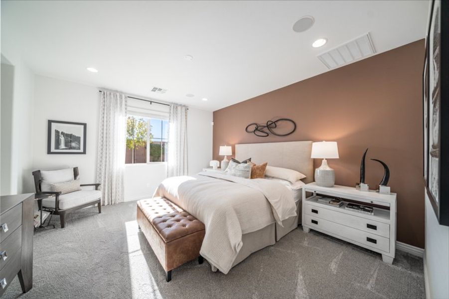 Furnished interior view inside a new home in Hawes Crossing, Mesa (Image 16).
