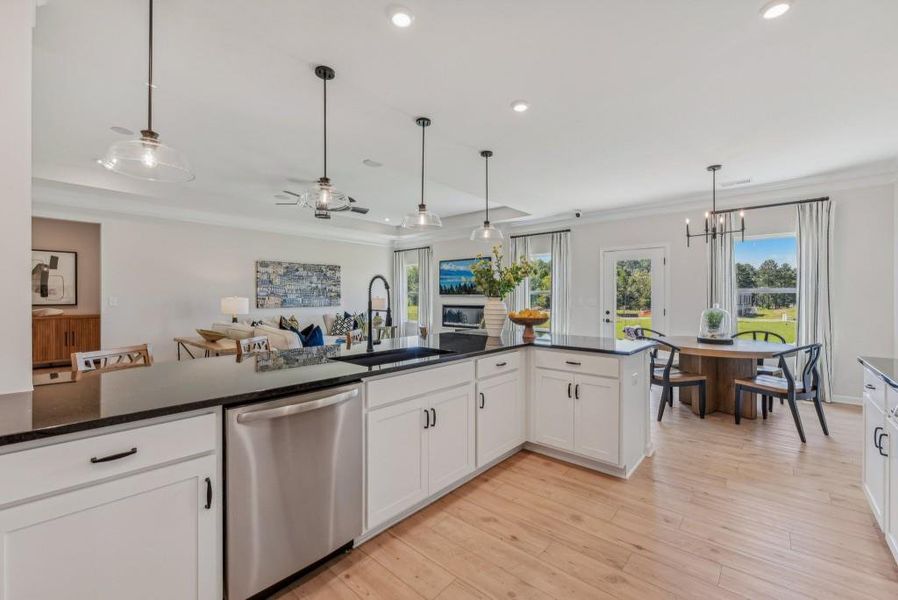 Furnished interior view inside a new home in Jones Ridge, Dallas (Image 22).