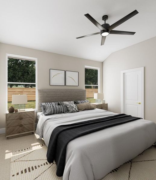 Representative furnished interior of a home built from the Walker by Tri Pointe Homes in Carriage Collection at Painted Tree, McKinney (Image 4).