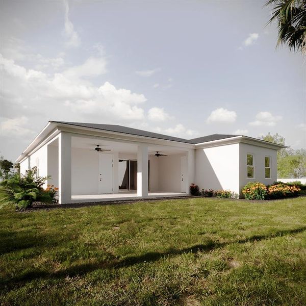 Exterior details and patio area of a home in , North Port (Image 3).