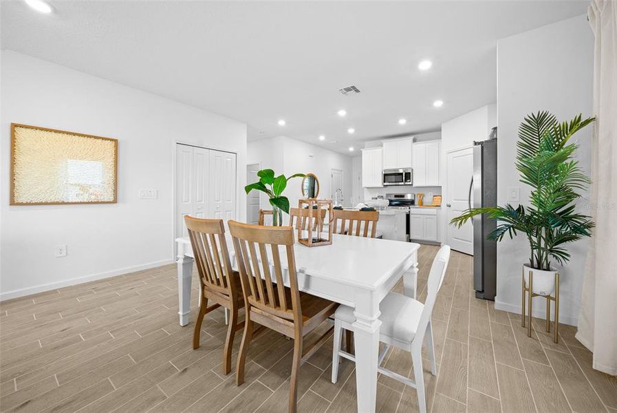 Furnished interior view inside a new home in Pioneer Ranch: Pioneer Ranch 50's, Ocala (Image 2).