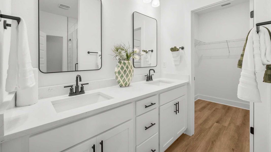 Representative furnished interior of a home built from the Alabaster by D.R. Horton in Colonial East, Panama City Beach (Image 19). Representative furnished interior of a home built from the Alabaster by D.R. Horton in Colonial East, Panama City Beach (Image 19).