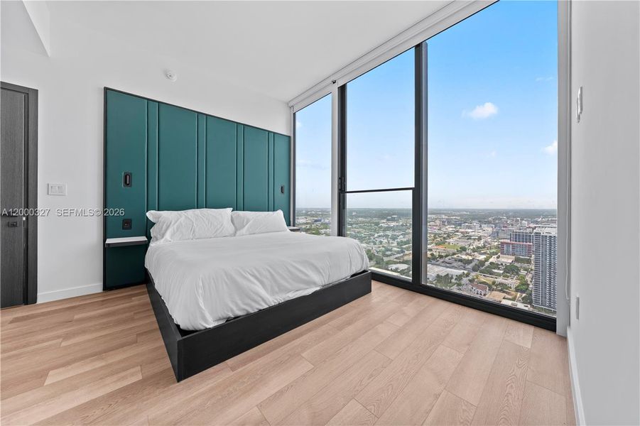 Furnished interior view inside a new home in , Miami (Image 9).