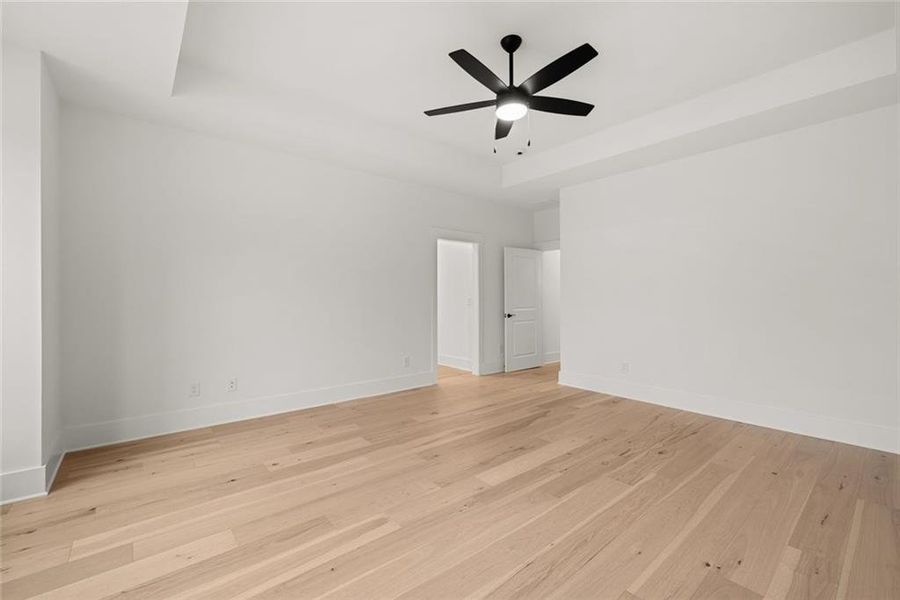 Spacious, unfurnished interior of a new home in Soleil Belmont Park, Canton (Image 41).
