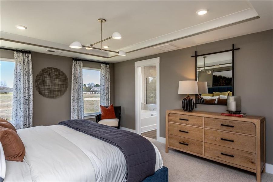 Furnished interior view inside a new home in , Cartersville (Image 23).