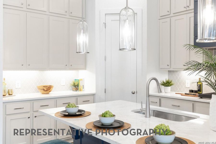 Furnished interior view inside a new home in The Ranches at Creekside, Boerne (Image 31).