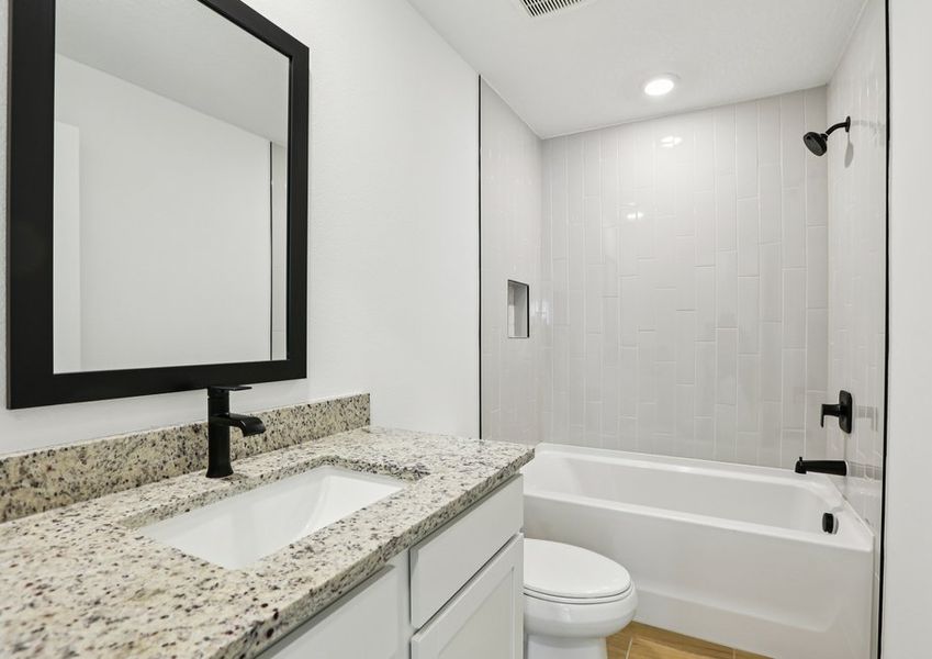 Secondary bathroom