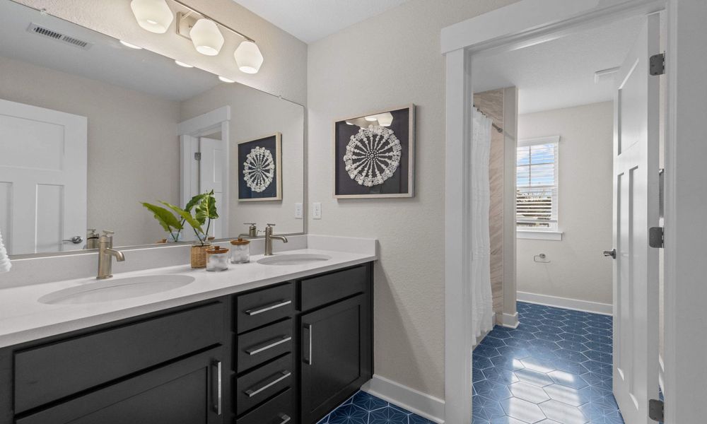 Representative furnished interior of a home built from the The Mangrove by Chesapeake Homes in Bridgewater - Shorehaven Village, Little River (Image 30).