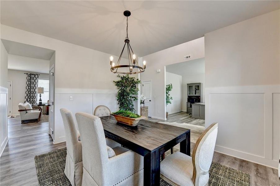 Furnished interior view inside a new home in , Auburn (Image 9).