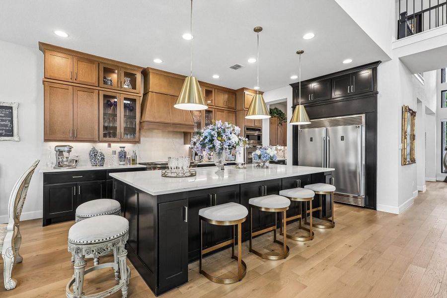 Furnished interior view inside a new home in Sienna, Missouri City (Image 16).
