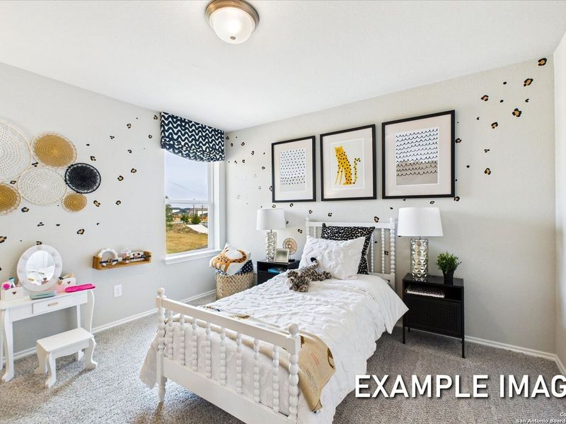 Furnished interior view inside a new home in Agave, San Antonio (Image 32).