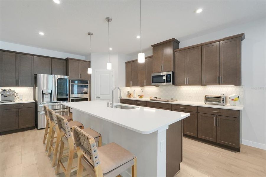 Furnished interior view inside a new home in , Clermont (Image 13).