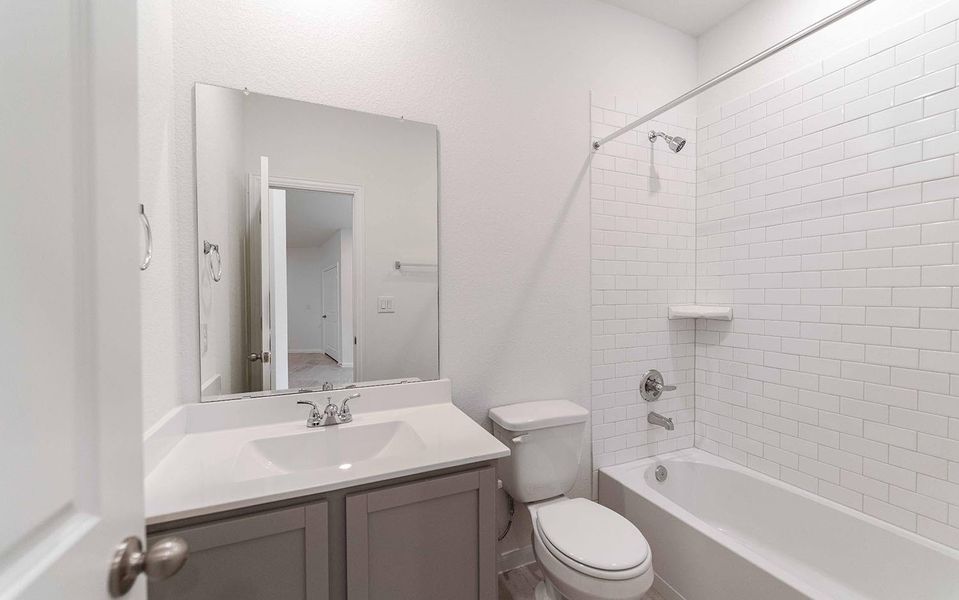 Furnished interior view inside a new home in Cielo, Cut and Shoot (Image 6). Furnished interior view inside a new home in Cielo, Cut and Shoot (Image 6).