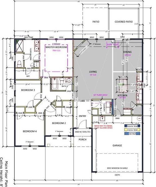 2D floor plan layout of this home in Mills Gin, Campobello, SC (Image 3).