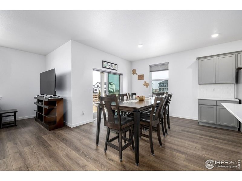 Furnished interior view inside a new home in Fossil Creek Ranch, Windsor (Image 9). Furnished interior view inside a new home in Fossil Creek Ranch, Windsor (Image 9).