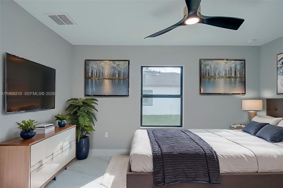 Furnished interior view inside a new home in , Lehigh Acres (Image 7).