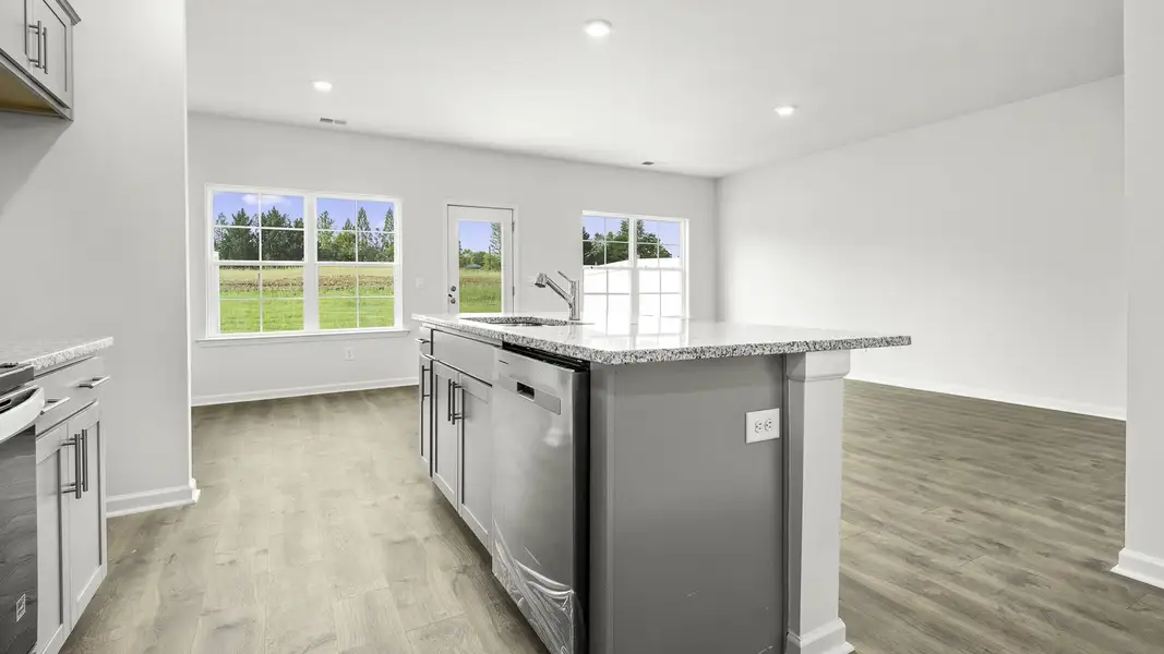 Furnished interior view inside a new home in Brightwood Farm, Whitsett (Image 4).