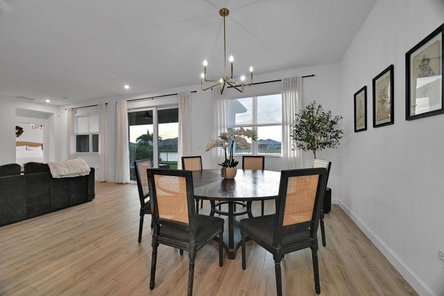Furnished interior view inside a new home in Tradition - Cadence, Port St. Lucie (Image 19).