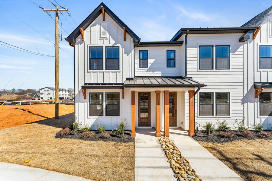 Representative exterior photo of a completed home built from the Holland by Hunter Quinn Homes in Renaissance Place, Greenville, SC (Image 21).