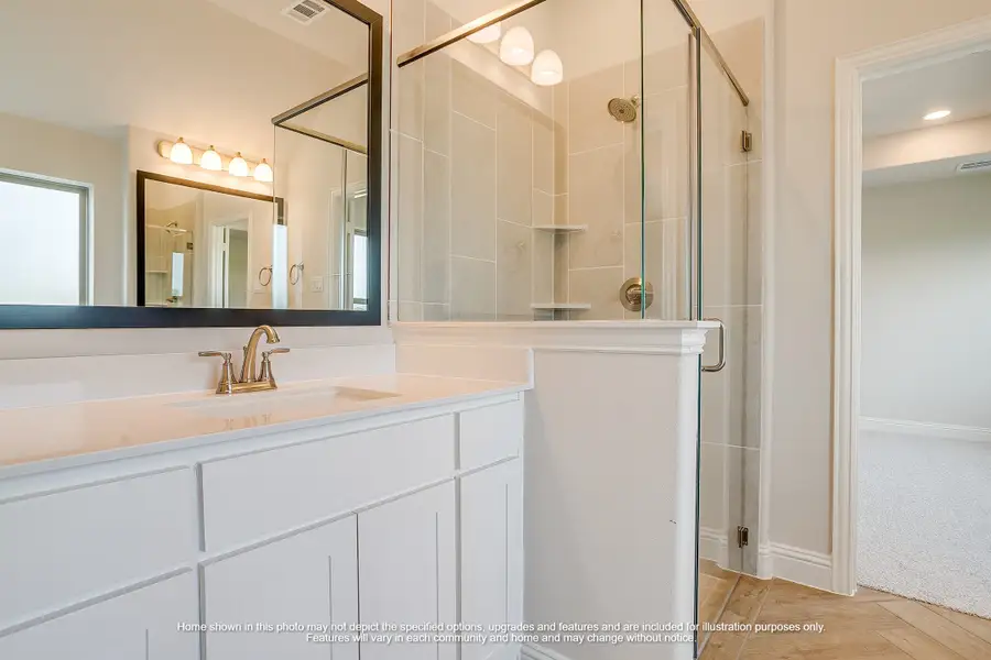 Furnished interior view inside a new home in The Oasis, Waxahachie (Image 4).