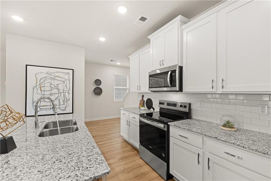 Furnished interior view inside a new home in The Retreat at Walden Park, Jonesboro (Image 6).