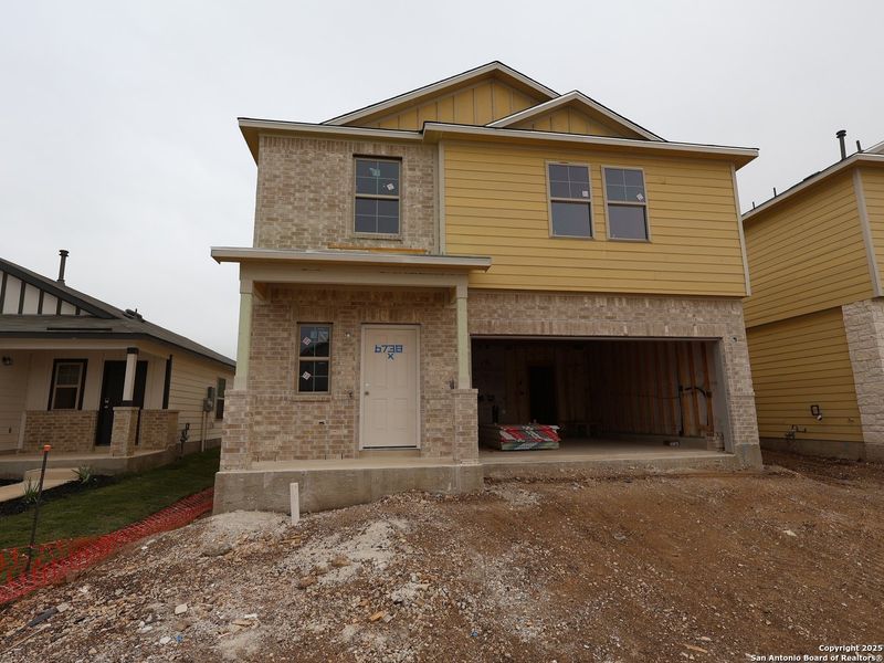 In-progress construction of a new home in Winding Brook, San Antonio, TX (Image 29).