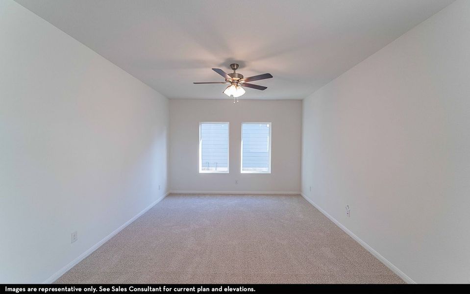 Spacious, unfurnished interior of a new home in The Canopies, Splendora (Image 24).