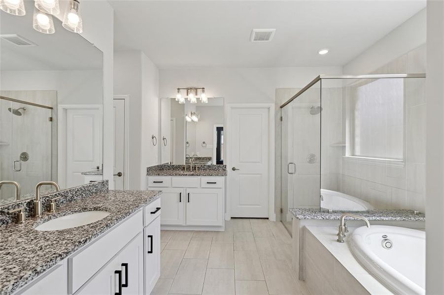 Furnished interior view inside a new home in , Oak Point (Image 17).