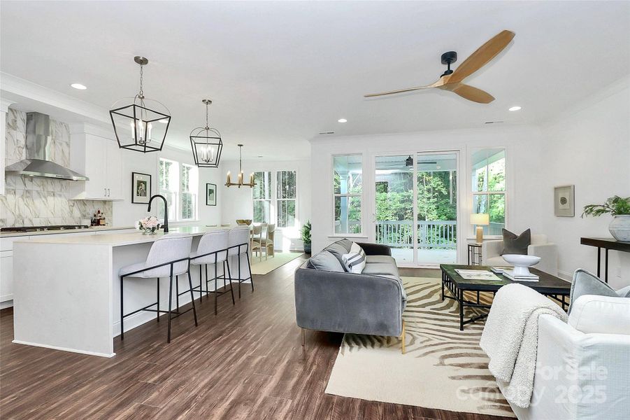 Furnished interior view inside a new home in Harbor Oaks, Denver (Image 15).
