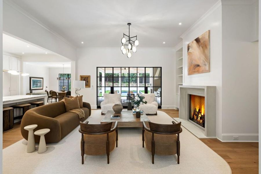 Furnished interior view inside a new home in , Atlanta (Image 19). Furnished interior view inside a new home in , Atlanta (Image 19).