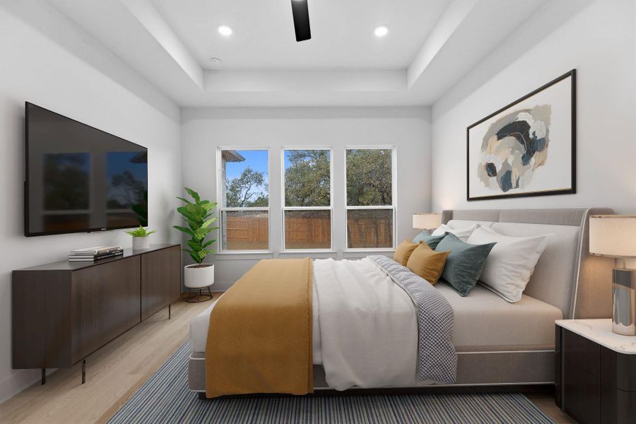 Primary Bedroom - Virtually Staged