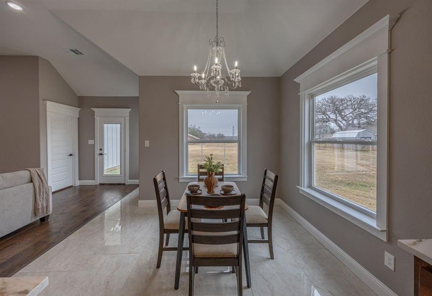 Furnished interior view inside a new home in , Cleburne (Image 34).