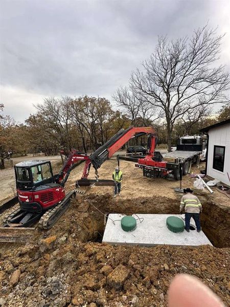In-progress construction of a new home in , Flower Mound, TX (Image 16).