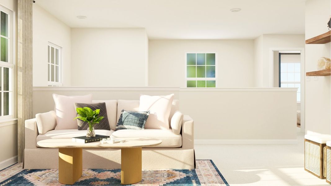 Representative furnished interior of a home built from the Beech by Lennar in Elizabeth: Arbor, Fort Mill (Image 28).