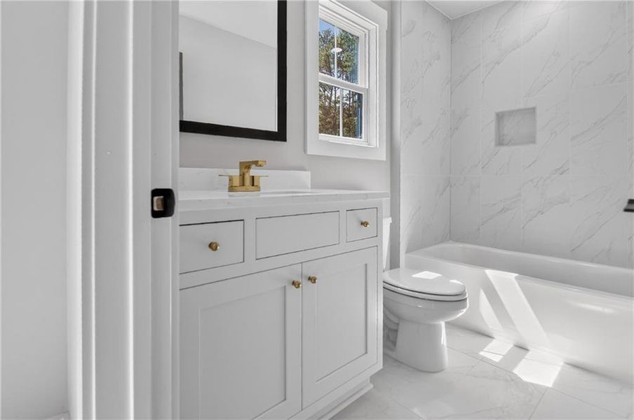 Furnished interior view inside a new home in , Stone Mountain (Image 23).