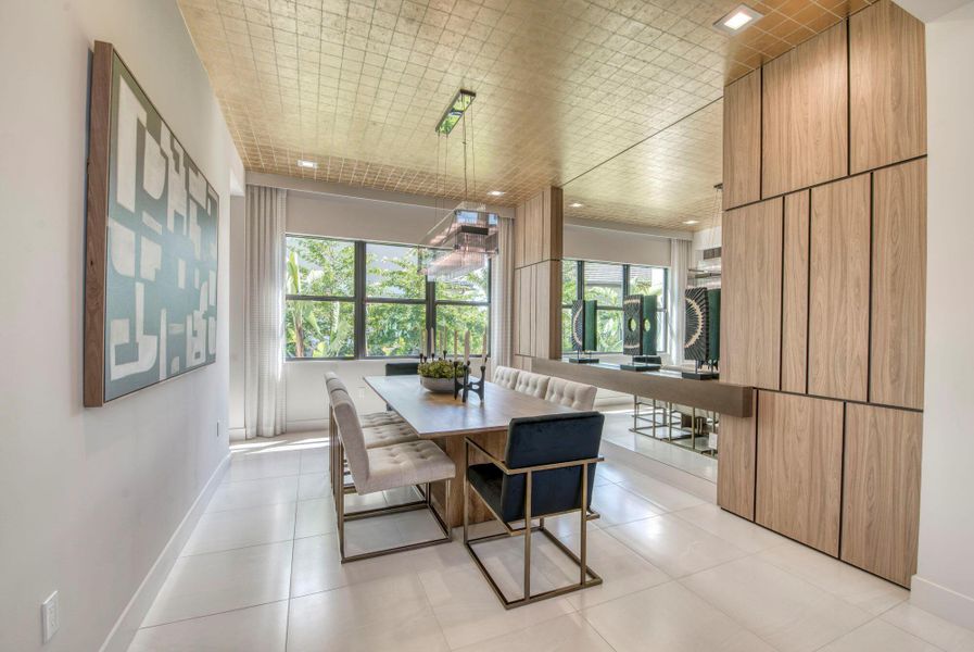 Furnished interior view inside a new home in Apex at Avenir, Palm Beach Gardens (Image 25).