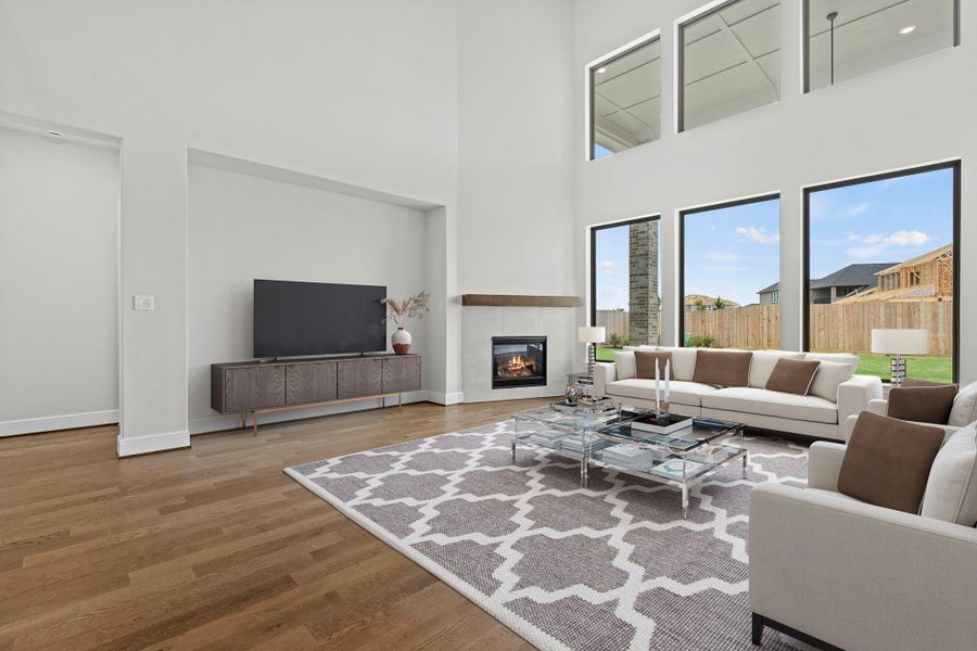 Furnished interior view inside a new home in Harvest Green, Richmond (Image 12). Furnished interior view inside a new home in Harvest Green, Richmond (Image 12).