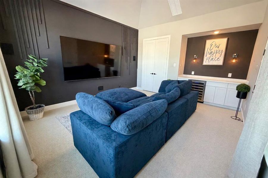 Furnished interior view inside a new home in Pecan Square: 100ft. lots, Northlake (Image 17). Furnished interior view inside a new home in Pecan Square: 100ft. lots, Northlake (Image 17).