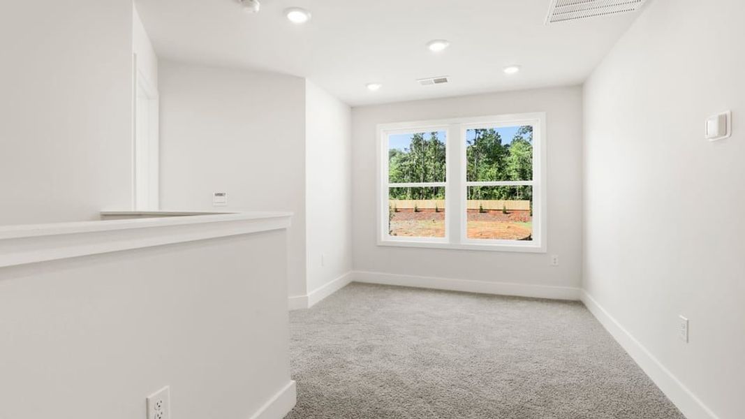 Spacious, unfurnished interior of a new home in Ken's Crossing, Moore (Image 22). Spacious, unfurnished interior of a new home in Ken's Crossing, Moore (Image 22).