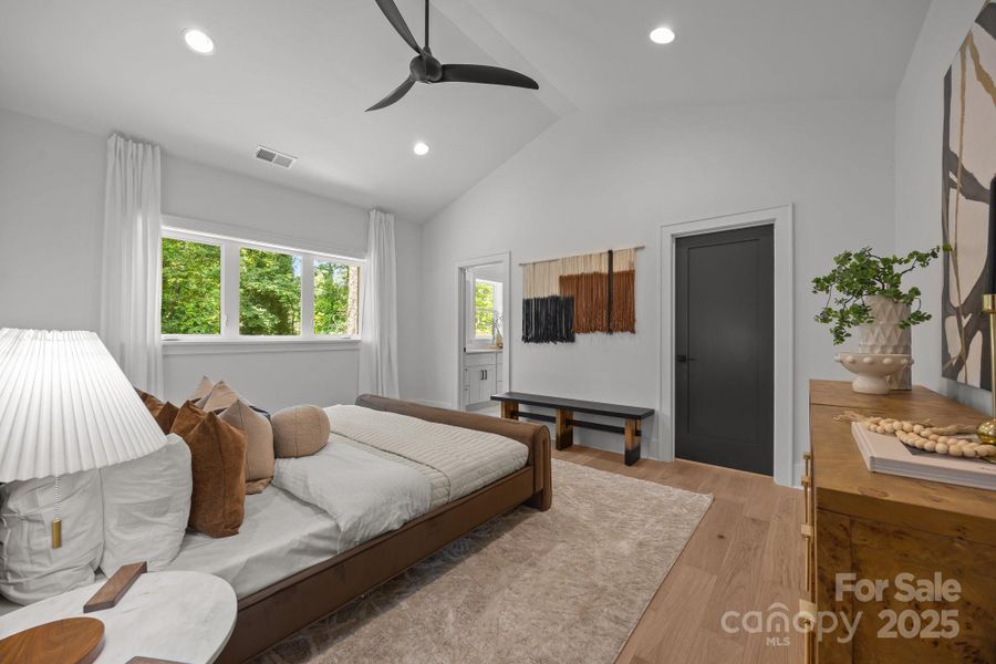 Furnished interior view inside a new home in , Charlotte (Image 26).