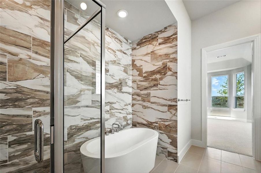 Furnished interior view inside a new home in Trinity Falls, McKinney (Image 9). Furnished interior view inside a new home in Trinity Falls, McKinney (Image 9).