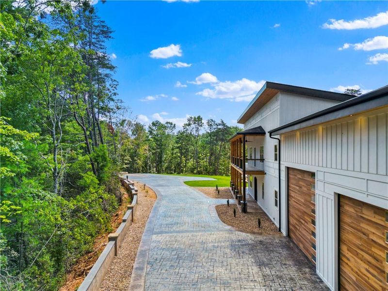 Exterior details and patio area of a home in , Dahlonega (Image 60).