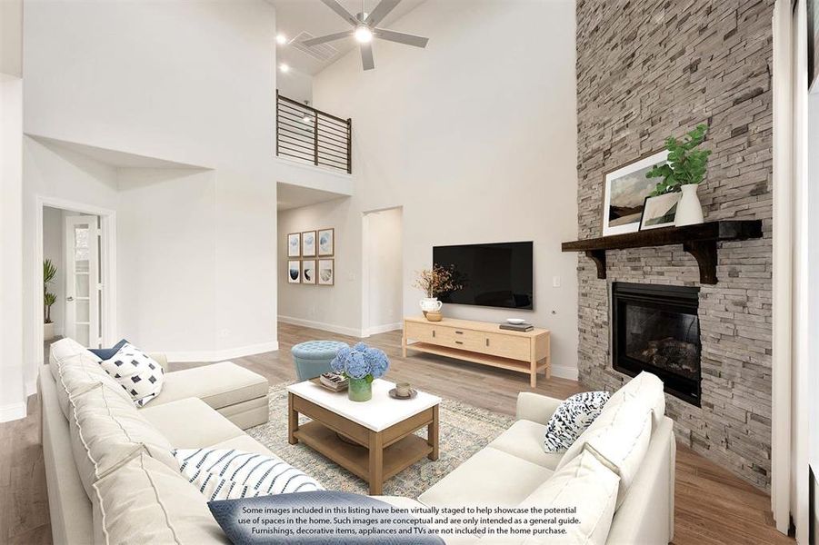 Furnished interior view inside a new home in Terracina, Rockwall (Image 10).