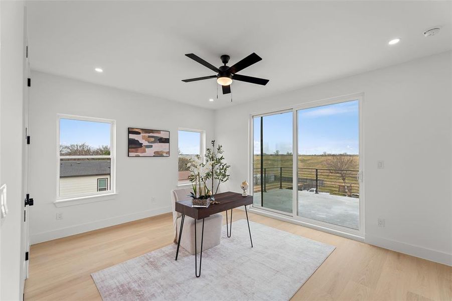 Furnished interior view inside a new home in , Dallas (Image 13).