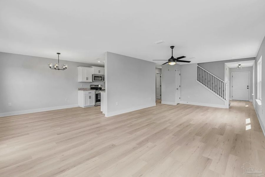 Spacious, unfurnished interior of a new home in Allison Acres, Cantonment (Image 14). Spacious, unfurnished interior of a new home in Allison Acres, Cantonment (Image 14).
