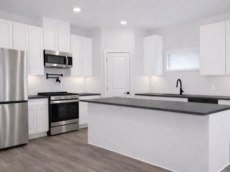 Furnished interior view inside a new home in Hill & Dale Ranch, Splendora (Image 4).